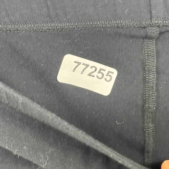 EILEEN FISHER Leggings S Organic Cotton Stretch Jersey Pull On Black USA - Picture 14 of 14